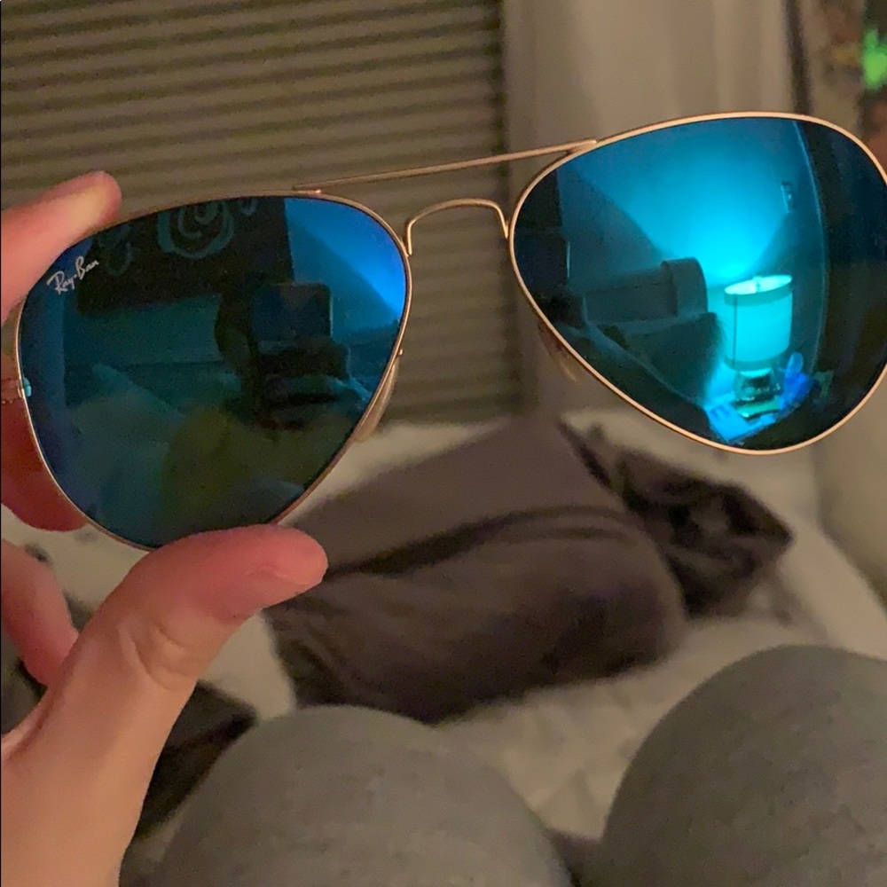 Authentic aviator ray bans
